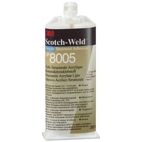 SCOTCH-WELD DP 8005 WHITE (plastiche difficili) per PP, PE. da ARTECOL