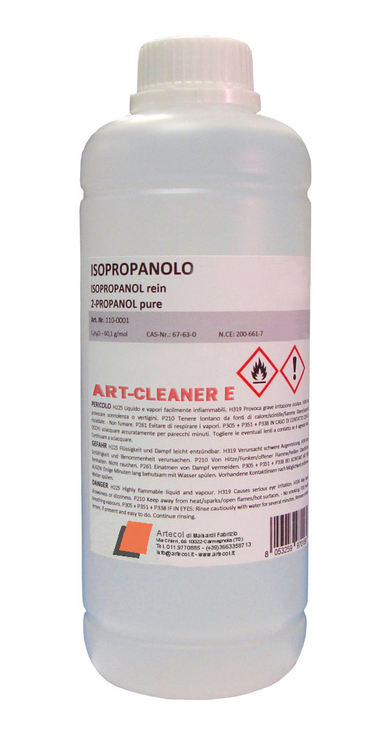 ART-CLEANER E LATTA 1 lt (alcool ISOPROPILICO) da ARTECOL